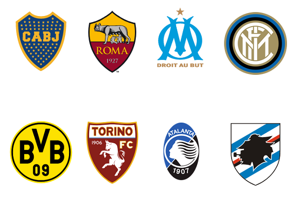The Evolution of Football Crests in action.