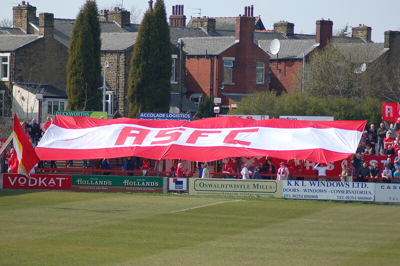 Accrington Stanley Football Flag - Huge 5ft X 3ft - Official Colors & Design - Perfect For Match Day