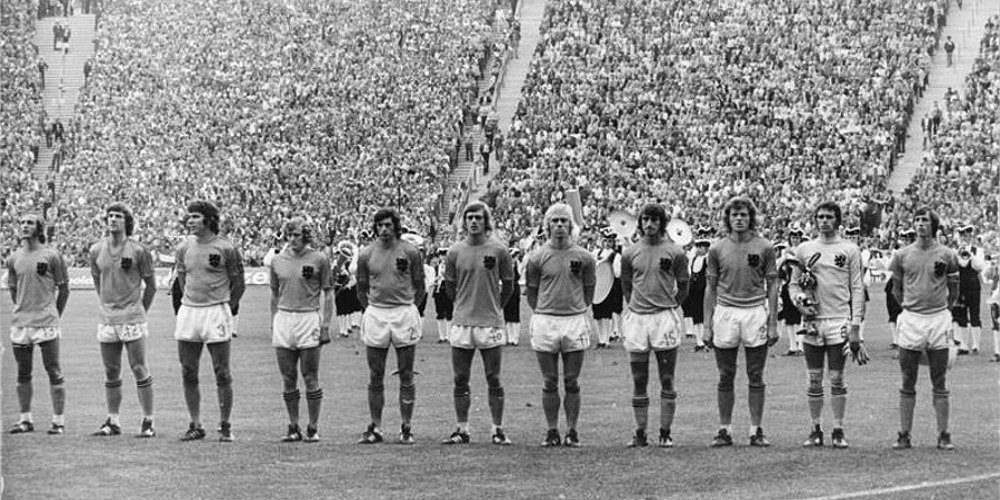 Netherlands Line-up 1974 World Cup Final
