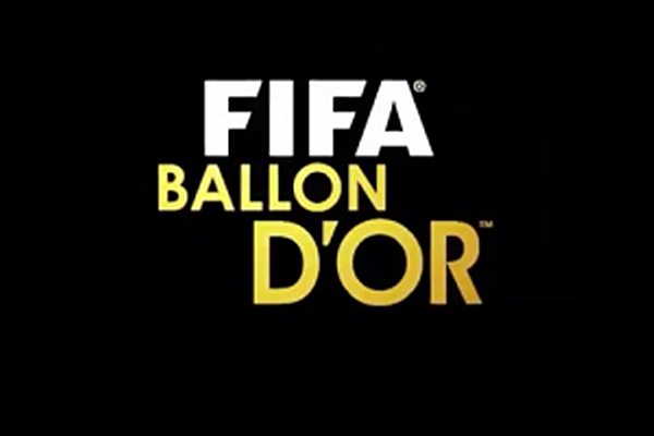 FIFA Ballon d'Or in action.