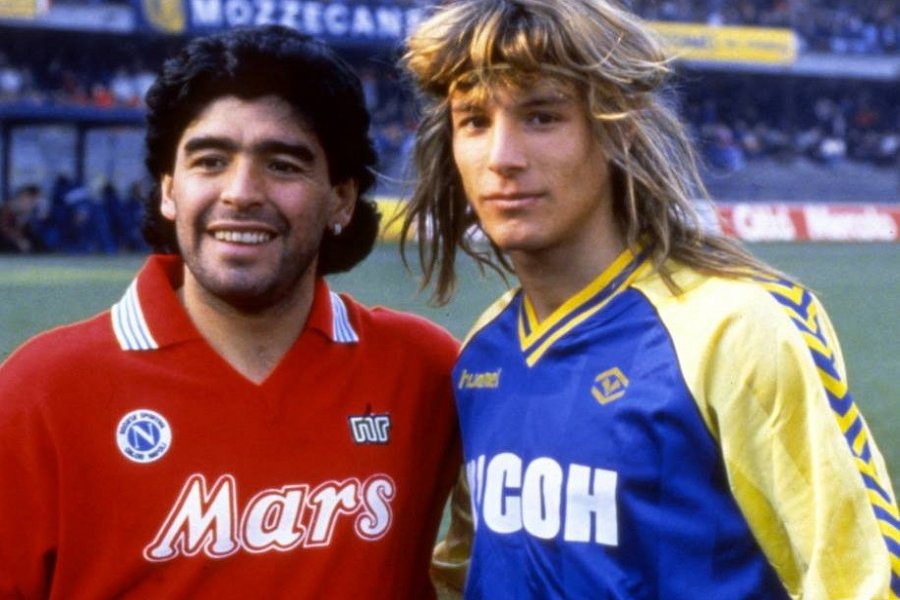 1988 Claudio Caniggia and Diego Maradona