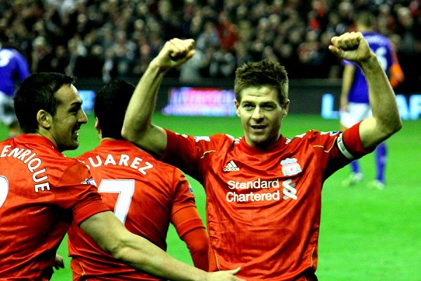 2012 Steven Gerrard Liverpool v Everton