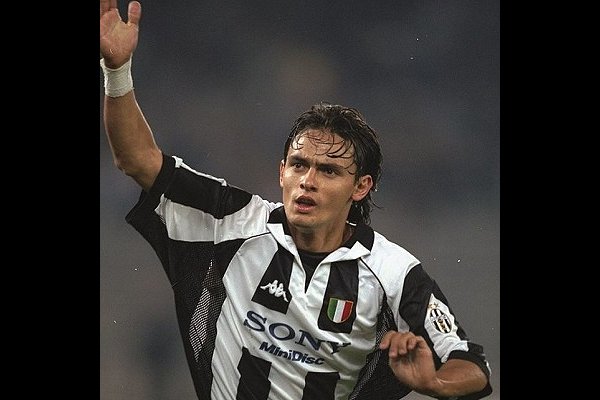 Filippo Inzaghi in action.